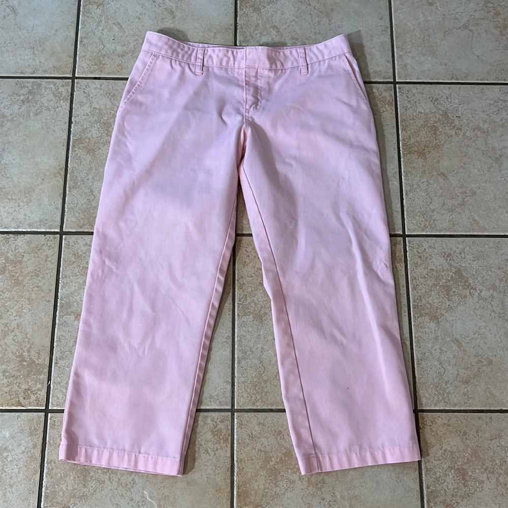 Hurley 2000s Y2K Light Pink‎ Cropped Chinos Skater Pants, Sz 5